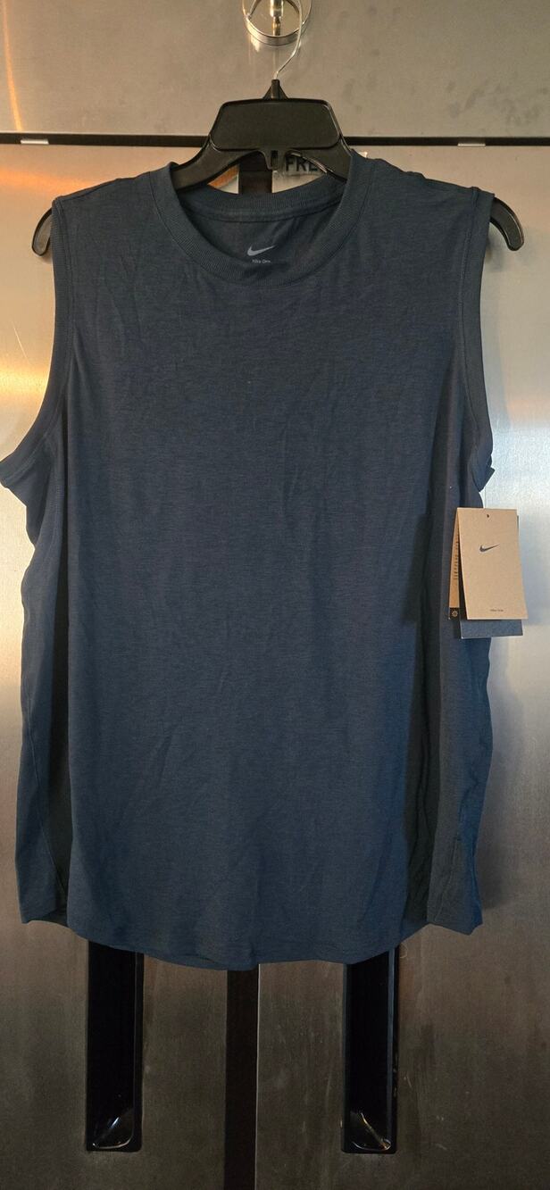 Nike Women's Dri-FIT Sleeveless Muscle Tank Top Gray Activewear